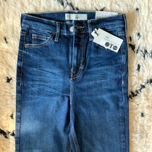 Topshop Tall Jamie High Waist Ankle Grazer 26